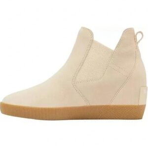 Sorel X Calia Out n About Suede Waterproof Wedge Boots Size 11